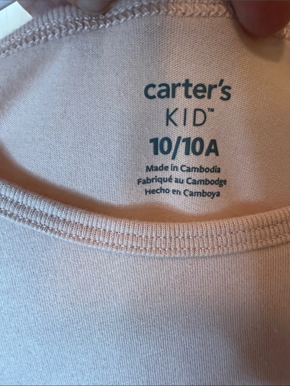Carter's Light Pink Long-Sleeve Peplum Tee with Dog & Cat Graphic
